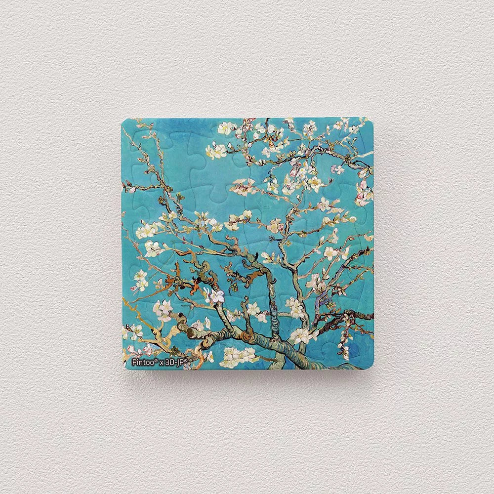 Vincent Van Gogh - Almond Blossom (名畫系列-梵谷-開花的巴旦杏樹枝) - 16pcs