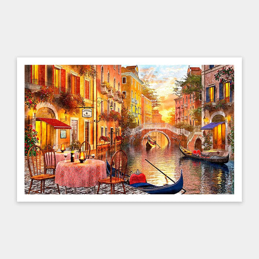 Dominic Davison - Venetian Sunset (日落的水城威尼斯) - 1000pcs