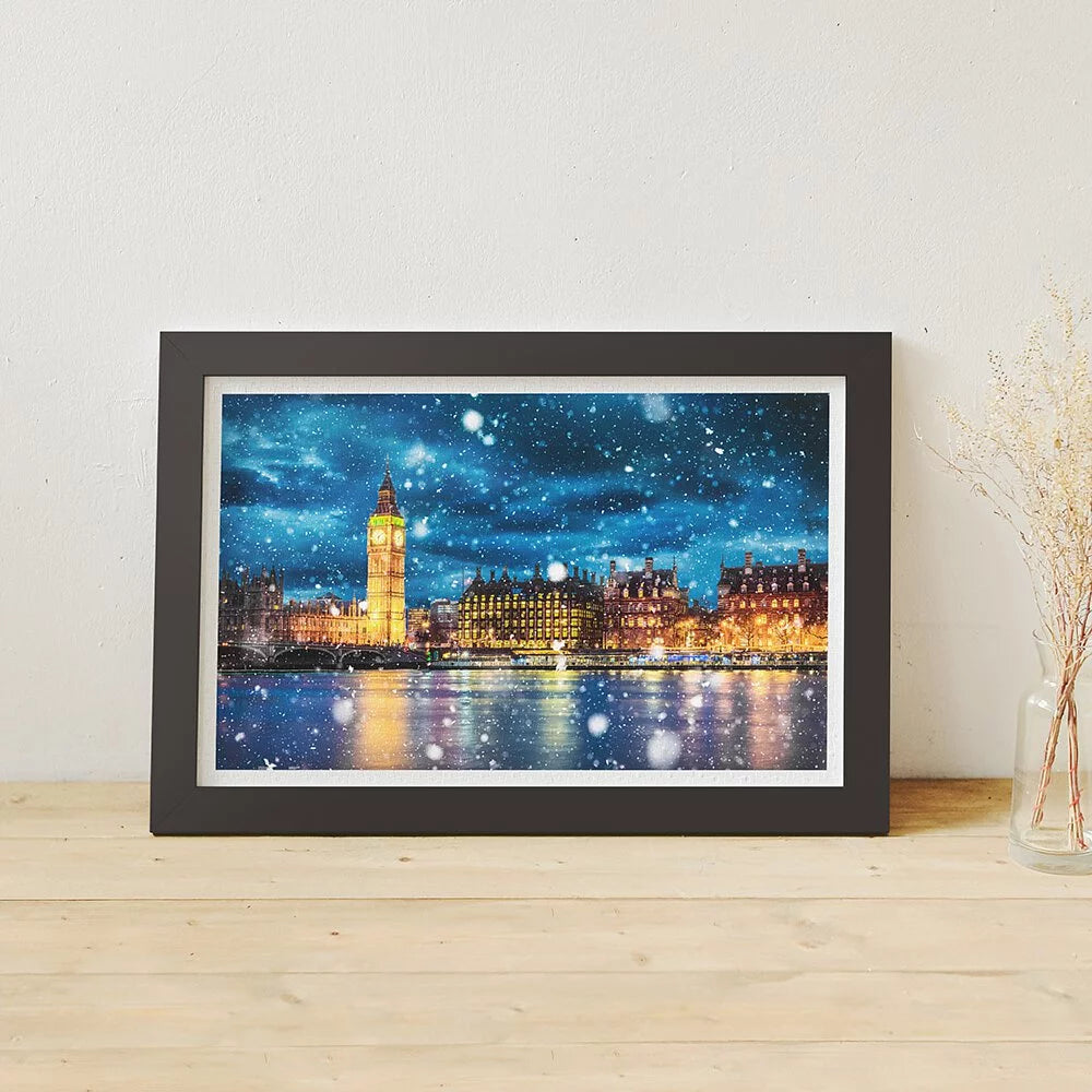 The Thames on a Snowy Night (雪落泰晤士河畔) - 1000pcs