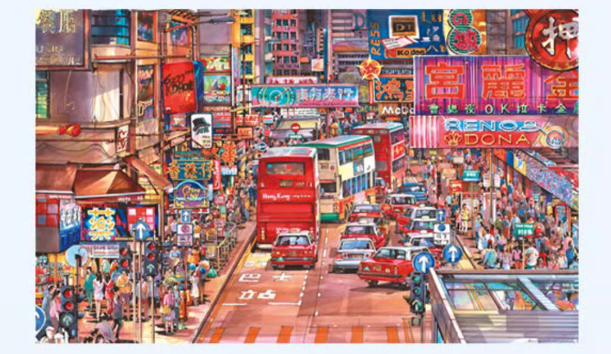 Hong Kong Neon Lights (霓虹閃爍) - 1000pcs