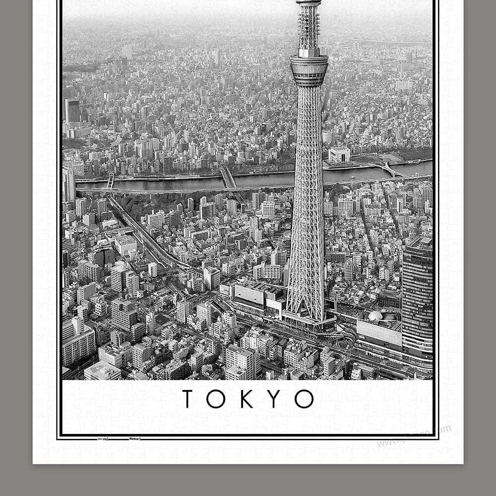 Black and White - Tokyo (黑與白系列-東京) - 1000pcs