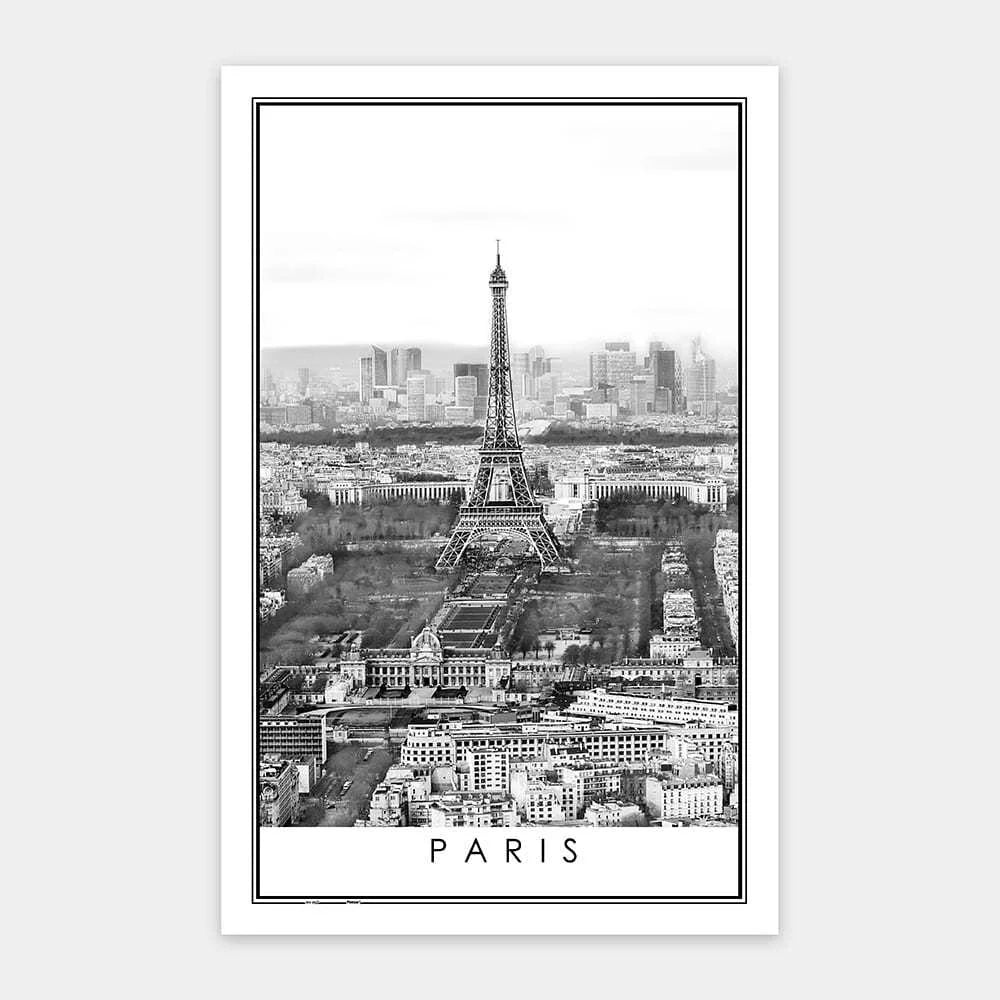 Black and White - Paris (黑與白系列-巴黎) - 1000pcs