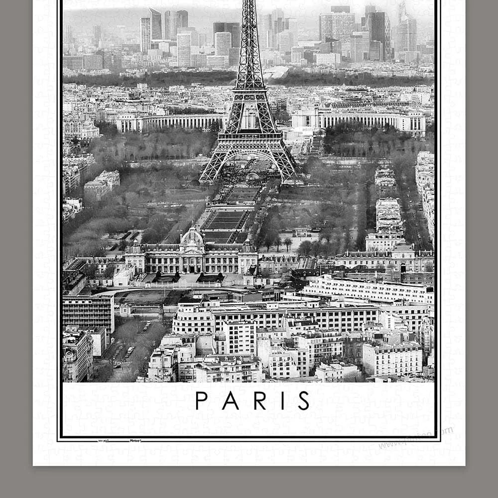 Black and White - Paris (黑與白系列-巴黎) - 1000pcs