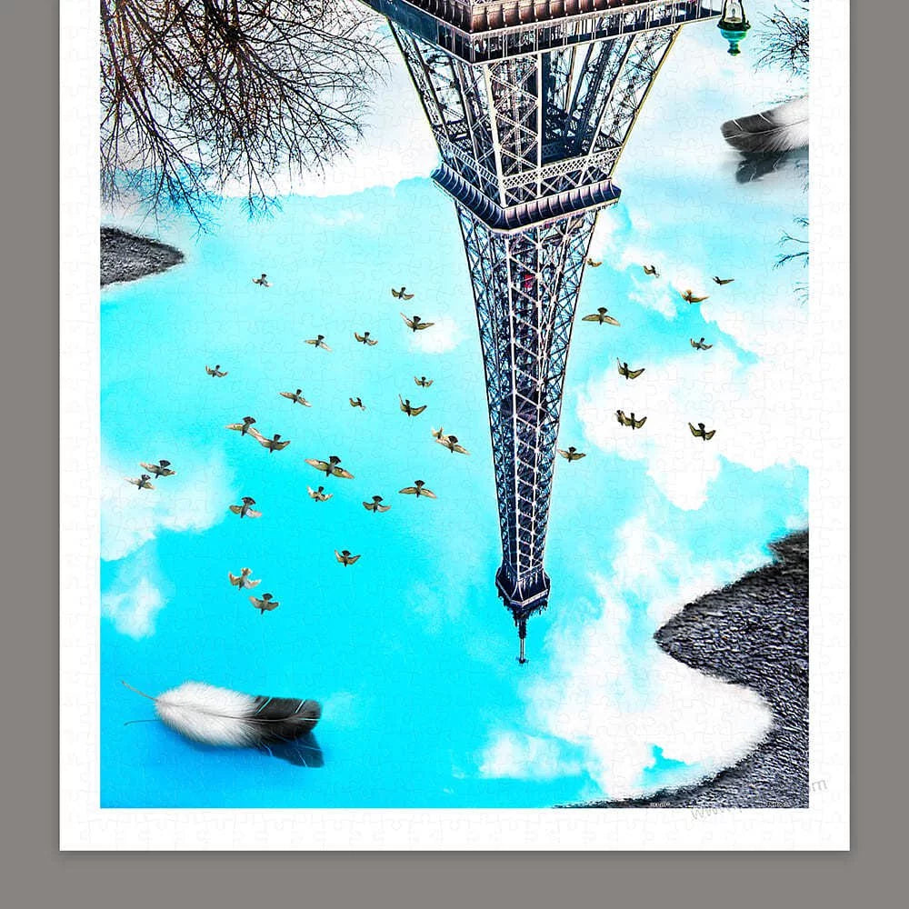 Water Reflection Series - Eiffel Tower (水中景系列-巴黎鐵塔) - 1000pcs