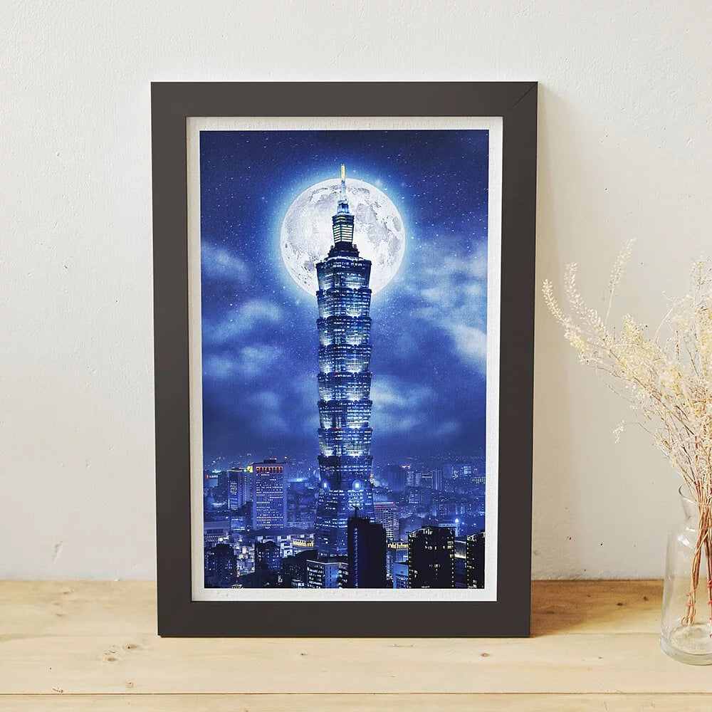 Moon Night Series - Taipei Skyline (月夜系列-台北夜景) - 1000pcs