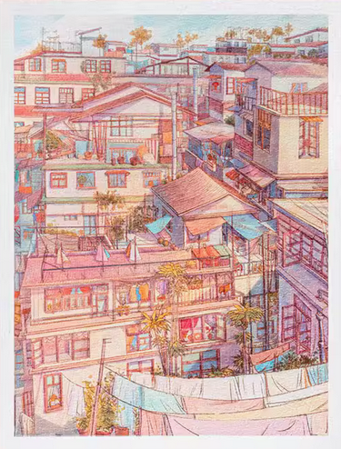 Memory of Roof Top (舊天台記憶) - 1200pcs