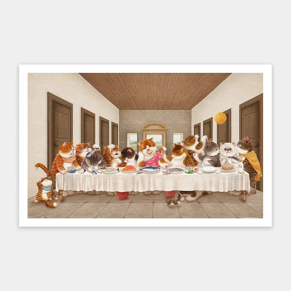 Nyangsongi - Cats's Last Supper (貓咪們最後的晚餐) - 1000pcs