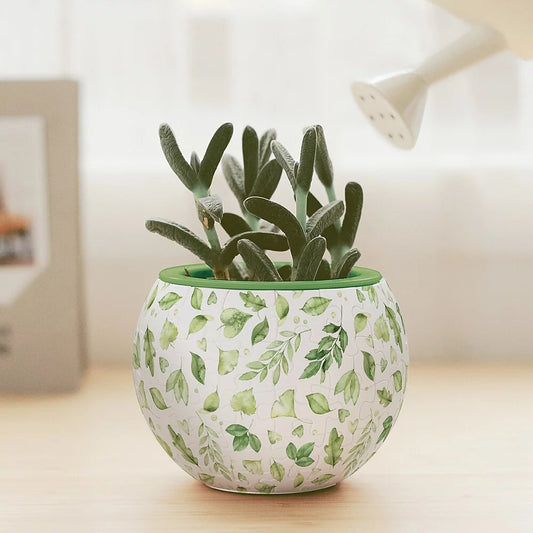 3D Flowerpot - Green Leaves (綠意盎然) - 80pcs