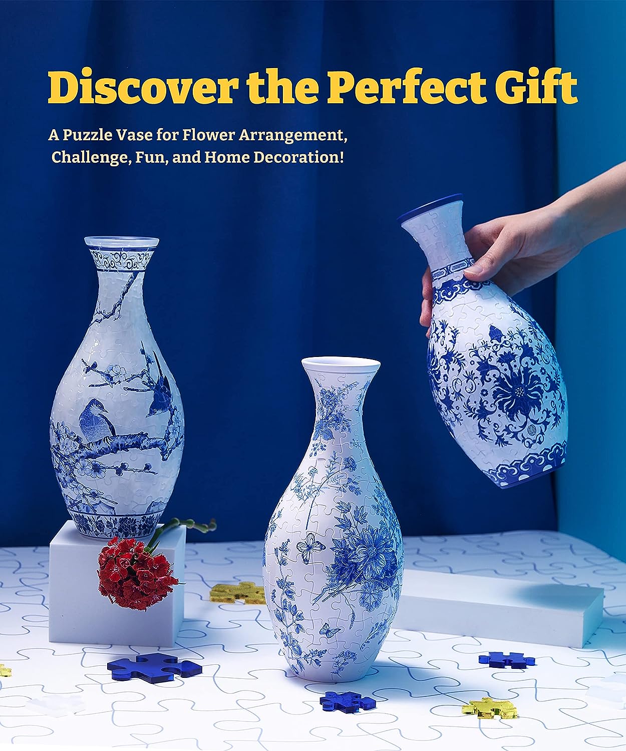 Flower Vase - Indigo Age (青藍時代) - 160pcs