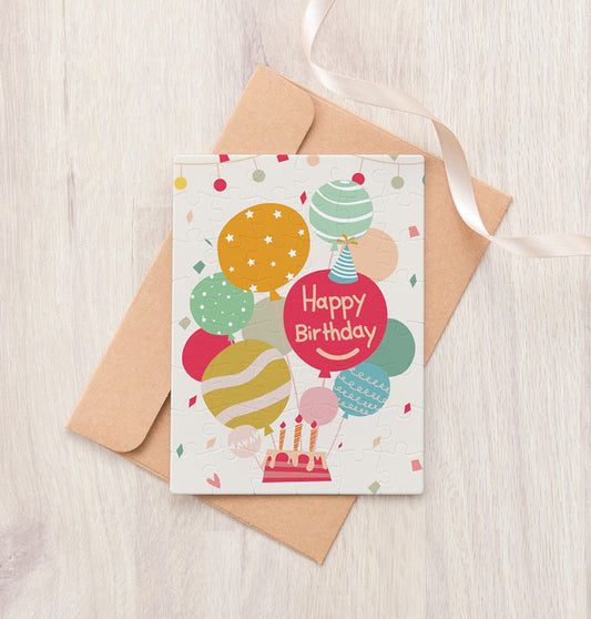 Puzzle Card - Birthday Balloons (氣球派對) - 48pcs