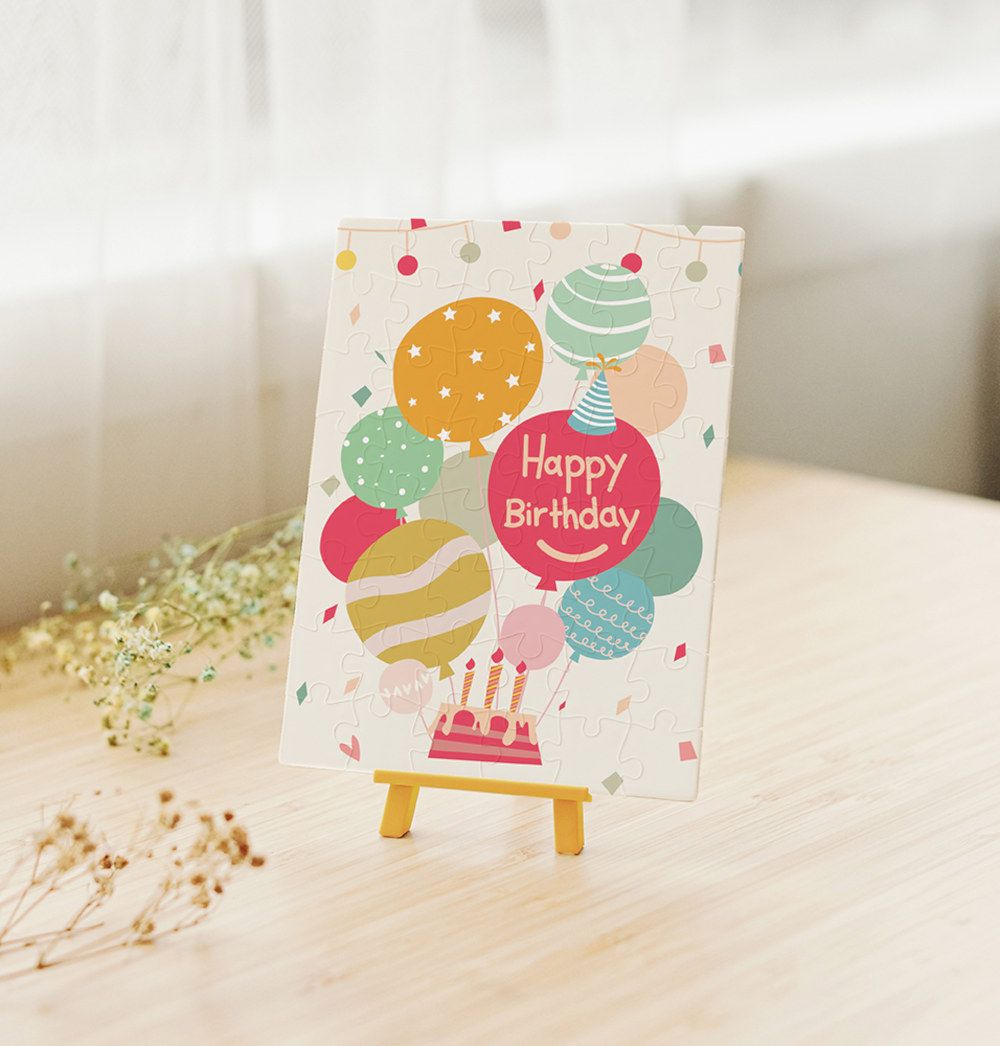 Puzzle Card - Birthday Balloons (氣球派對) - 48pcs