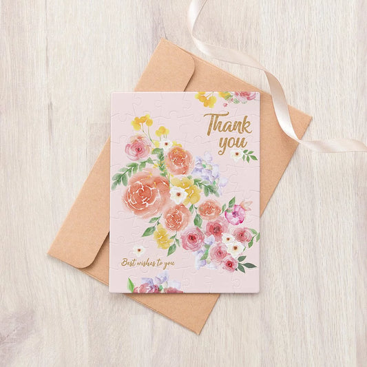 Puzzle Card - Thank You (花辰月夕) - 48pcs